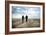 A Couple Together on a Winters Day on a Beach-Clive Nolan-Framed Photographic Print