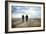 A Couple Together on a Winters Day on a Beach-Clive Nolan-Framed Photographic Print