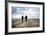 A Couple Together on a Winters Day on a Beach-Clive Nolan-Framed Photographic Print