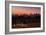 A Couple Watch the Sunset in Praca Do Por Do Sol, Sunset Square, in Sao Paulo-Alex Saberi-Framed Photographic Print