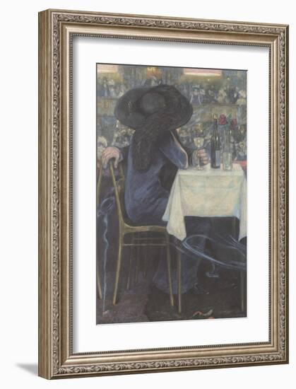 A Couple-Hans Baluschek-Framed Art Print