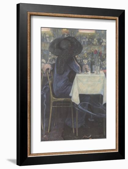 A Couple-Hans Baluschek-Framed Art Print