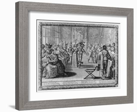 A Court Ball, C.1630-Abraham Bosse-Framed Giclee Print