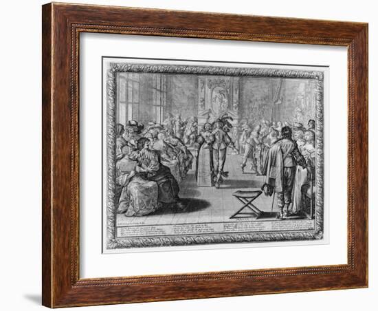A Court Ball, C.1630-Abraham Bosse-Framed Giclee Print