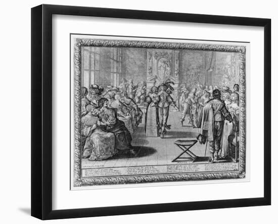 A Court Ball, C.1630-Abraham Bosse-Framed Giclee Print