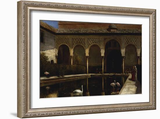 A Court in the Alhambra in the Time of the Moors-Edwin Lord Weeks-Framed Giclee Print