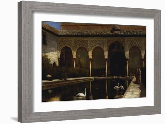 A Court in the Alhambra in the Time of the Moors-Edwin Lord Weeks-Framed Giclee Print