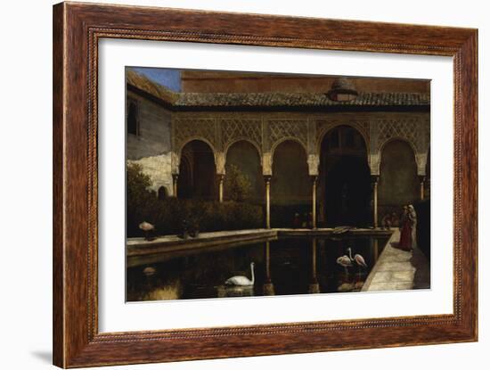 A Court in the Alhambra in the Time of the Moors-Edwin Lord Weeks-Framed Giclee Print