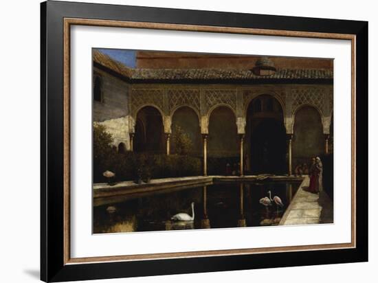 A Court in the Alhambra in the Time of the Moors-Edwin Lord Weeks-Framed Giclee Print