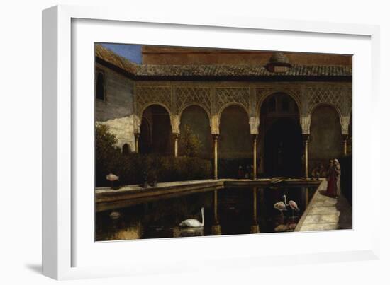 A Court in the Alhambra in the Time of the Moors-Edwin Lord Weeks-Framed Giclee Print