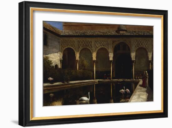 A Court in the Alhambra in the Time of the Moors-Edwin Lord Weeks-Framed Giclee Print