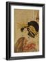 A Courtesan Raising Her Sleeve-Kitagawa Utamaro-Framed Giclee Print
