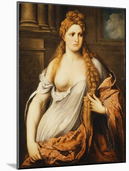 A Courtesan-Paris Bordone-Mounted Giclee Print