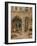 'A Courtyard in Genoa', c1850, (1935)-James Holland-Framed Giclee Print