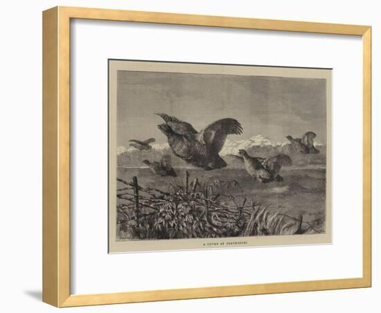 A Covey of Partridges-Harrison William Weir-Framed Giclee Print