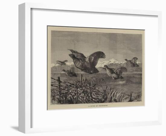 A Covey of Partridges-Harrison William Weir-Framed Giclee Print