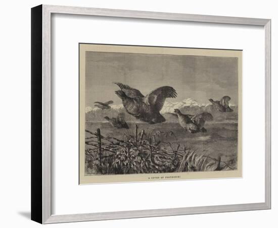 A Covey of Partridges-Harrison William Weir-Framed Giclee Print