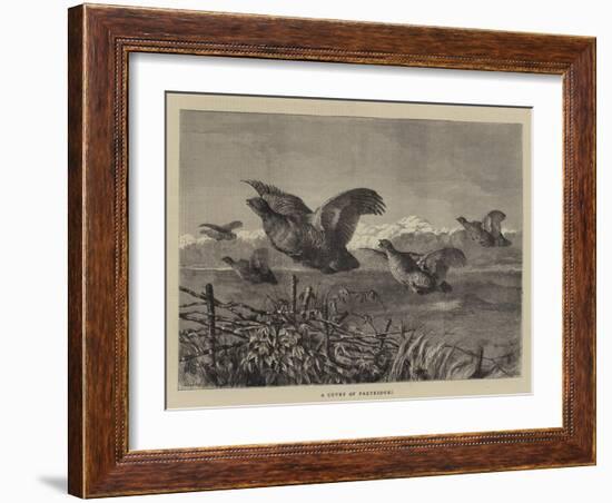 A Covey of Partridges-Harrison William Weir-Framed Giclee Print