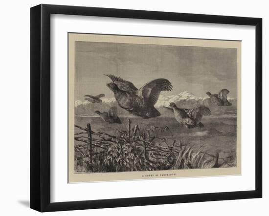 A Covey of Partridges-Harrison William Weir-Framed Giclee Print