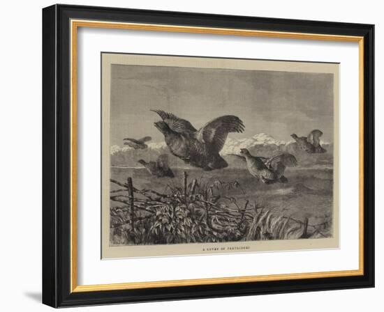 A Covey of Partridges-Harrison William Weir-Framed Giclee Print