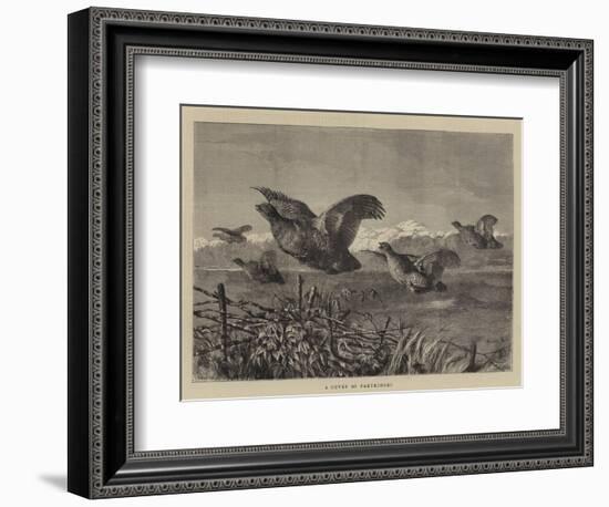 A Covey of Partridges-Harrison William Weir-Framed Giclee Print