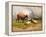 A Cow and Five Sheep, 1887-Thomas Sidney Cooper-Framed Premier Image Canvas