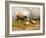 A Cow and Five Sheep, 1887-Thomas Sidney Cooper-Framed Giclee Print