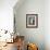 A Cow Peers out of a Barn Window in Sutton, N.H.-null-Framed Photographic Print displayed on a wall