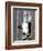 A Cow Peers out of a Barn Window in Sutton, N.H.-null-Framed Photographic Print