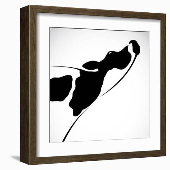 A Cow-yod67-Framed Art Print