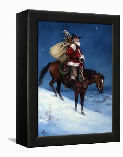 A Cowboy Christmas-Jack Sorenson-Framed Stretched Canvas