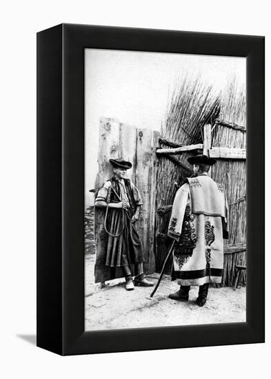 A Cowherd King and His Dwelling Place, Hungary, 1922-AW Cutler-Framed Premier Image Canvas