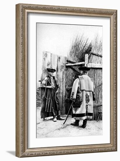 A Cowherd King and His Dwelling Place, Hungary, 1922-AW Cutler-Framed Giclee Print