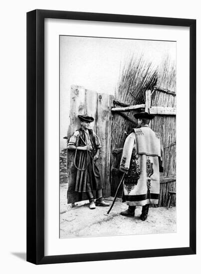 A Cowherd King and His Dwelling Place, Hungary, 1922-AW Cutler-Framed Giclee Print