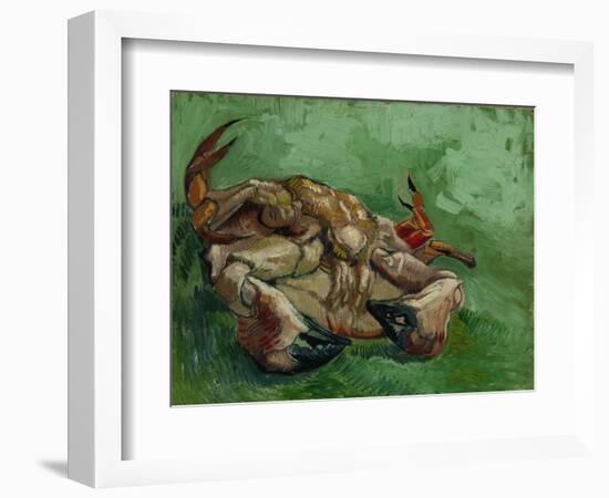 A Crab, Lying on His Back, 1889-Vincent van Gogh-Framed Giclee Print