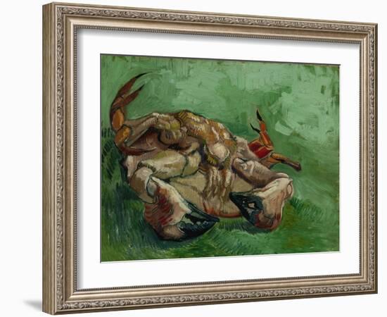 A Crab, Lying on His Back, 1889-Vincent van Gogh-Framed Giclee Print