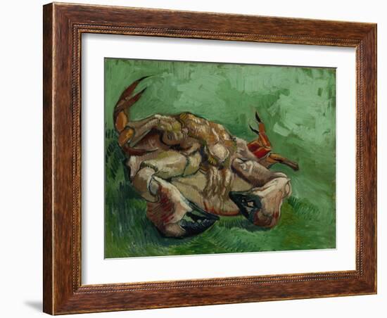 A Crab, Lying on His Back, 1889-Vincent van Gogh-Framed Giclee Print