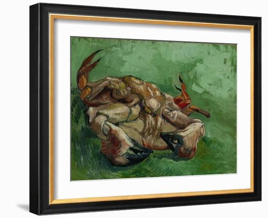 A Crab, Lying on His Back, 1889-Vincent van Gogh-Framed Giclee Print