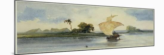 A Craft on an Indian River-George Chinnery-Mounted Giclee Print