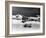 A Crash at the Monaco Grand Prix, 1957-null-Framed Photographic Print