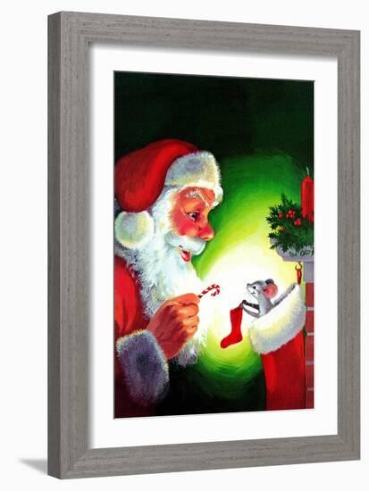 A Creature Was Stirring - Jack and Jill, December 1970-Rae Owings-Framed Giclee Print