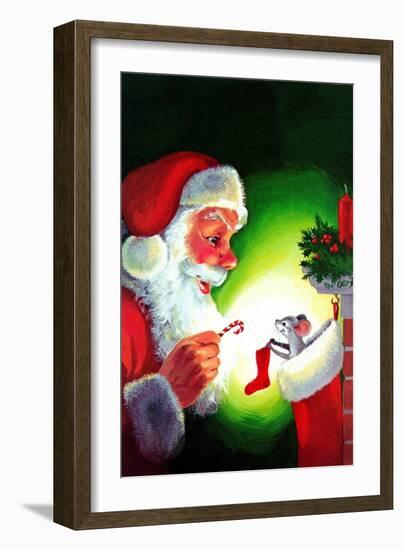 A Creature Was Stirring - Jack and Jill, December 1970-Rae Owings-Framed Giclee Print