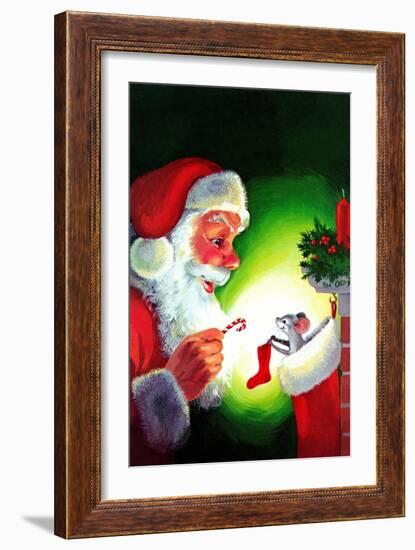 A Creature Was Stirring - Jack and Jill, December 1970-Rae Owings-Framed Giclee Print