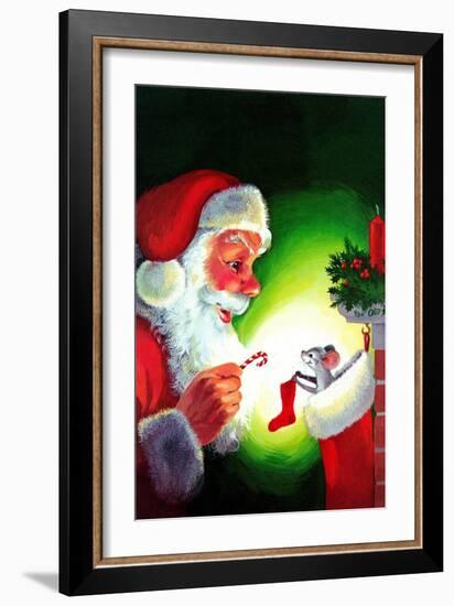 A Creature Was Stirring - Jack and Jill, December 1970-Rae Owings-Framed Giclee Print