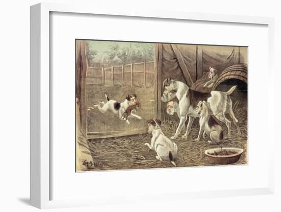 A Credit to His Family, from 'St. Stephen's Review Presentation Cartoon', 16 July 1887-Tom Merry-Framed Premium Giclee Print