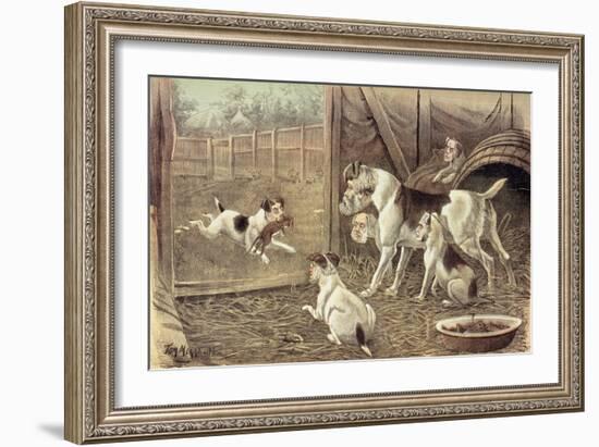 A Credit to His Family, from 'St. Stephen's Review Presentation Cartoon', 16 July 1887-Tom Merry-Framed Giclee Print