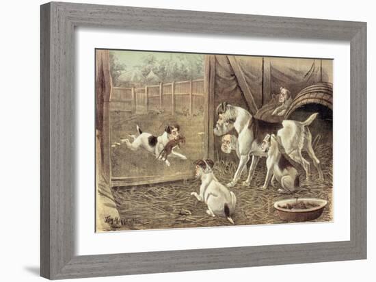 A Credit to His Family, from 'St. Stephen's Review Presentation Cartoon', 16 July 1887-Tom Merry-Framed Giclee Print