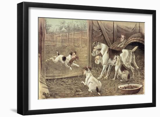 A Credit to His Family, from 'St. Stephen's Review Presentation Cartoon', 16 July 1887-Tom Merry-Framed Giclee Print