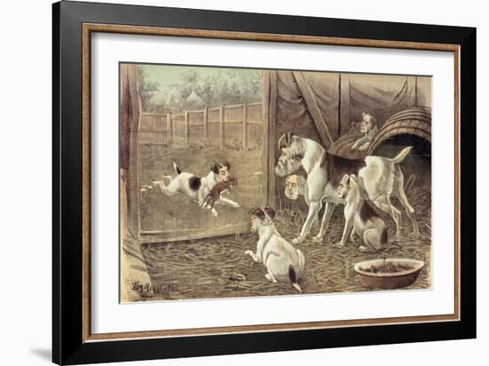 A Credit to His Family, from 'St. Stephen's Review Presentation Cartoon', 16 July 1887-Tom Merry-Framed Giclee Print