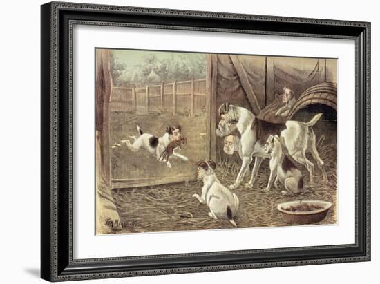 A Credit to His Family, from 'St. Stephen's Review Presentation Cartoon', 16 July 1887-Tom Merry-Framed Giclee Print